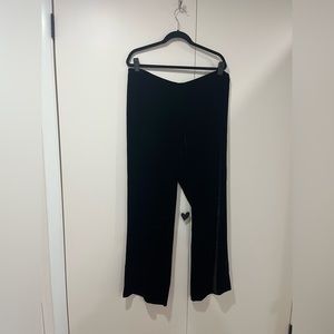 Eileen Fisher Black Modern Wide Trouser